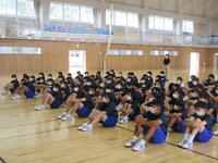 学年集会の様子