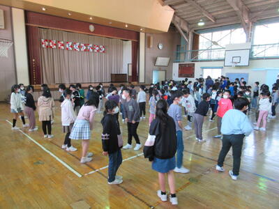 あいさつの練習